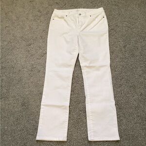 Women's St. John’s Bay Straight Leg Jeans - White